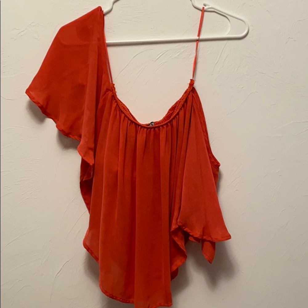 Express flowy crop top